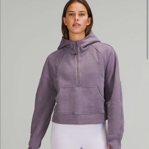Lululemon Dusky Lavender Scuba Half Zip